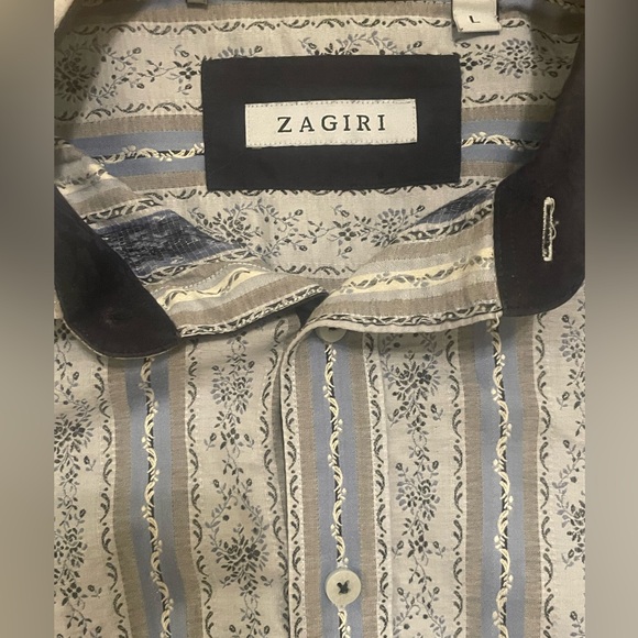Men’s Zagiri Dress Shirt in Sz L - Picture 3 of 5